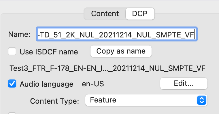 Change name to VF and EN-EN