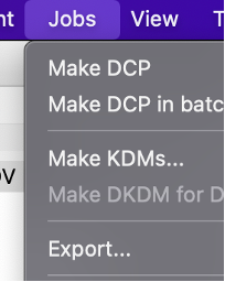 Jobs - Make DCP